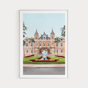 Monaco Kunstdruck, Monaco Wandkunst, Monaco Gemälde, Aquarell Kunst, Monaco Druck, Monaco Druck, Monaco Dekor, Reisegeschenk