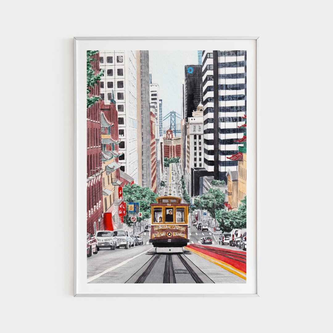 Diamond Painting San Francisco - 30x40cm Diamant Malerei Kalifornien