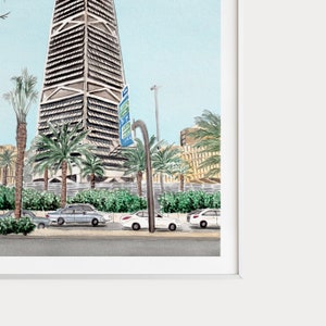 Riyadh Print, Saudi Arabia Wall Art, Saudi Arabia Decor, Riyadh ...