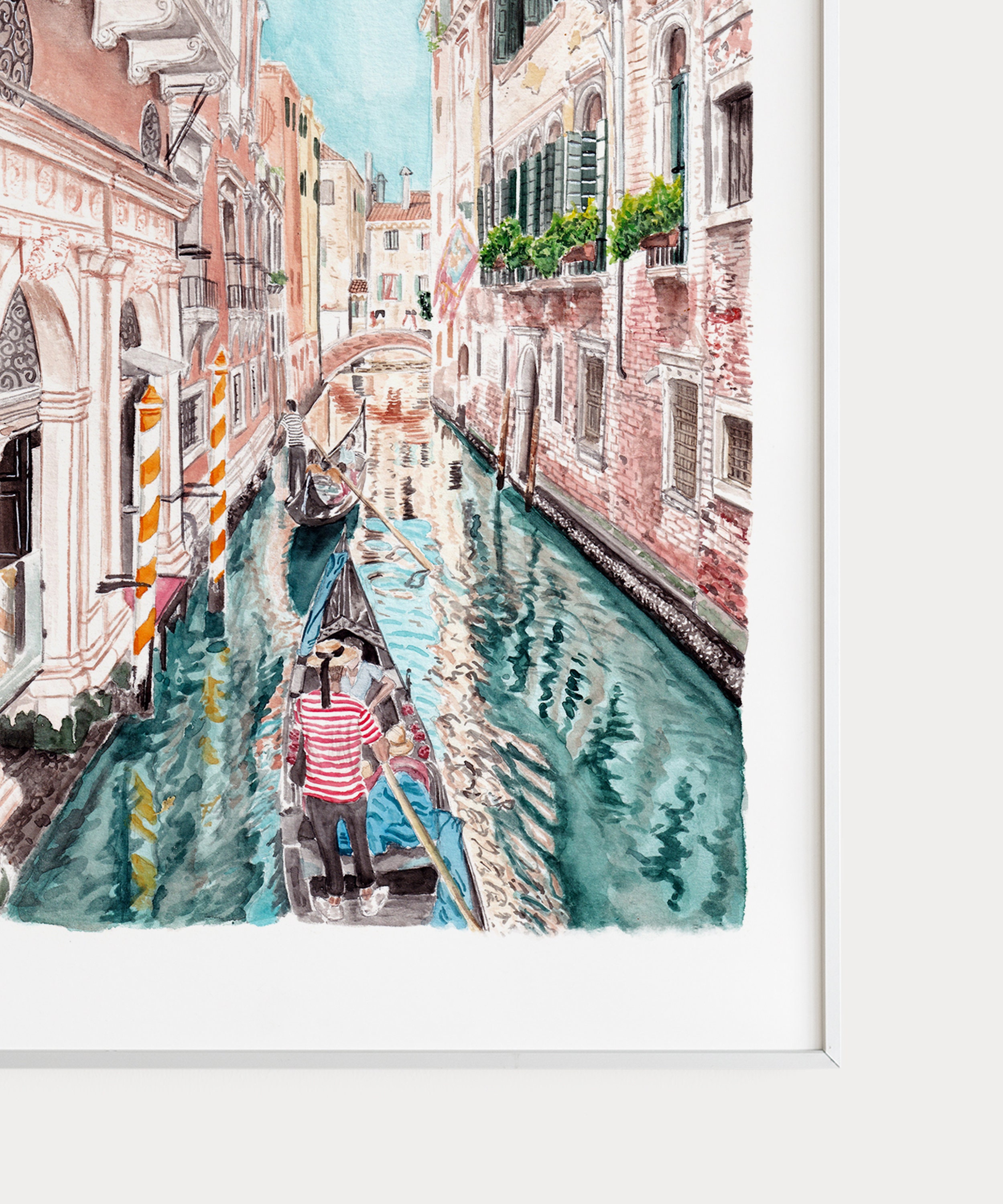 Venice Italy Venice Art Print Venice Painting Venice Print Etsy