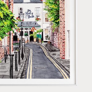 The Holly Bush pub painting