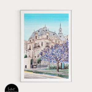 Palacio Ortiz Basualdo, Buenos Aires Wall Art, Argentina Print, Latin America Print, Buenos Aires Art Print, Recoleta Print, Travel Gift