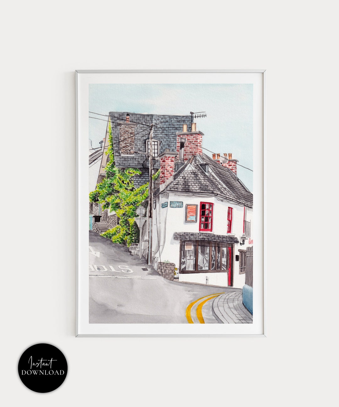 Kilkenny Ireland, Kilkenny Print, Irish Art, Ireland Wall Art, Kilkenny