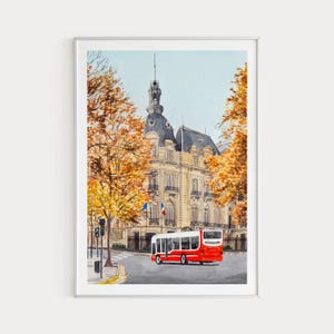 Buenos Aires Print Argentina Wall Art Fall Decor Argentina Painting Watercolor Print Buenos Aires Art South America Print Travel Gift