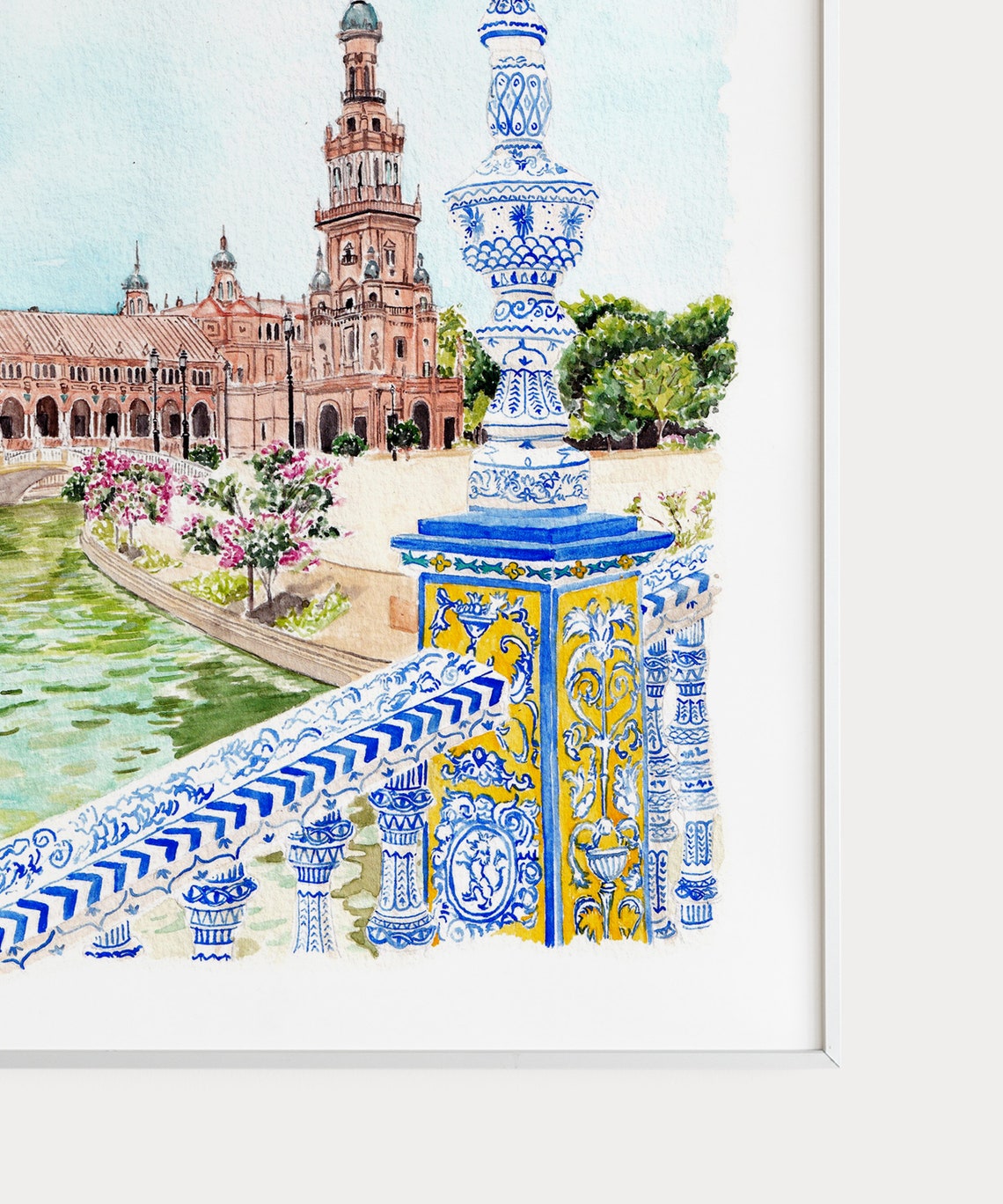 Seville Art Print Spain Wall Art Seville Print Travel Gift Etsy