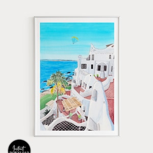Punta Del Este Print, Uruguay Wall Art, Uruguay Print, Uruguay Art Print, Latin America Print, Travel Gift, Punta Del Este Art, Uruguay