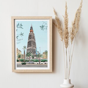 Riyadh Print, Saudi Arabia Wall Art, Saudi Arabia Decor, Riyadh ...
