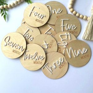 Disques d'étape, cartes d'étape de bébé, bébé Boho, cadeau de douche de bébé, étape mensuelle, étapes acryliques