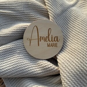 Custom Wooden Baby Name Sign: Nursery Decor, Newborn Photos, Shower Gift, Personalized Keepsake