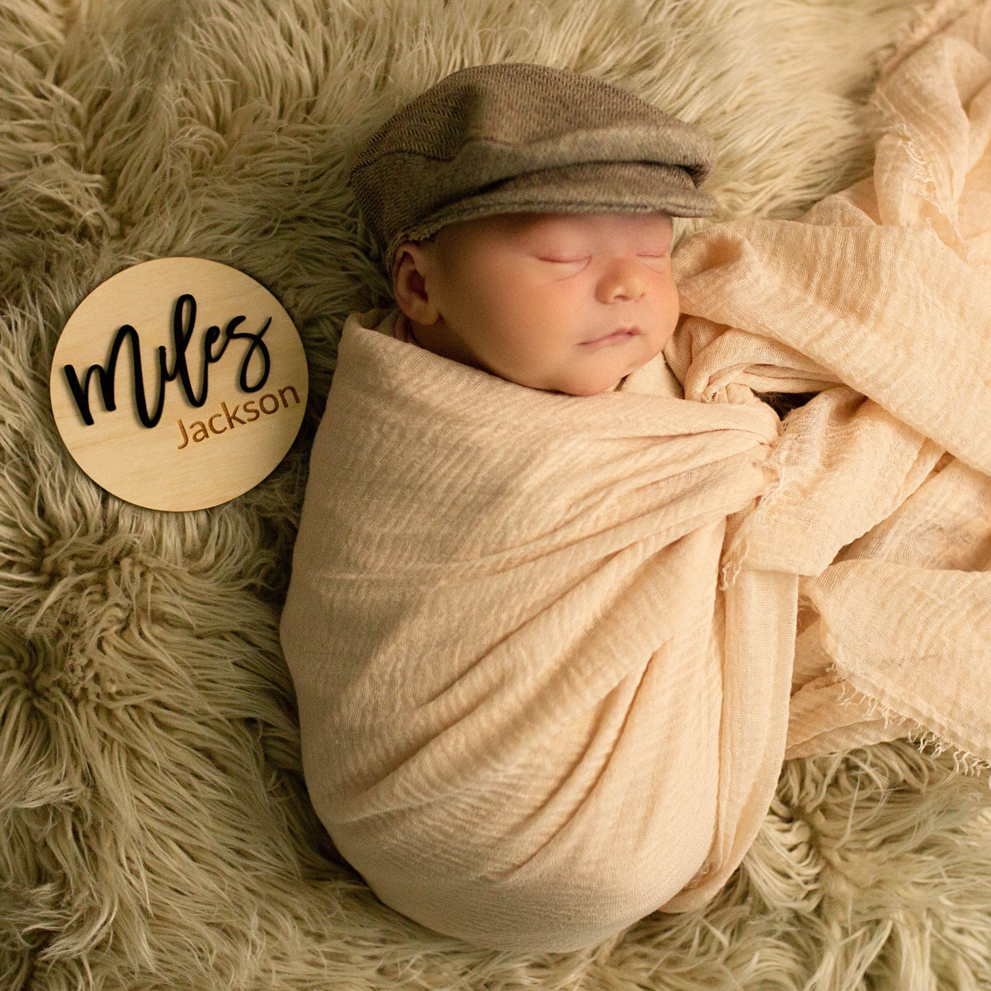 Personalized Wooden Baby Name Sign for Hospital, Nursery Decor, Birth ...