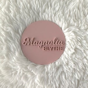 Acrylic Baby Name Sign, Baby Name Sign for Newborn Photos, Newborn Photo Prop, Hospital Name Sign for Birth Announcement