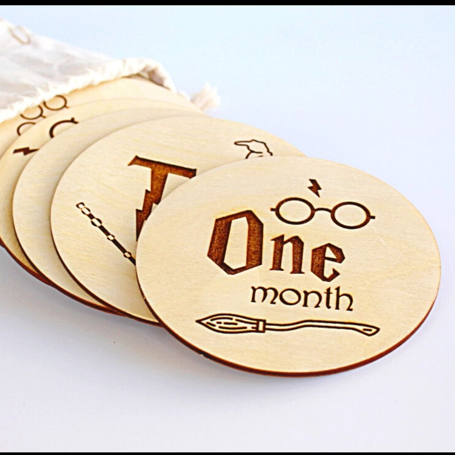 harry potter baby milestone cards