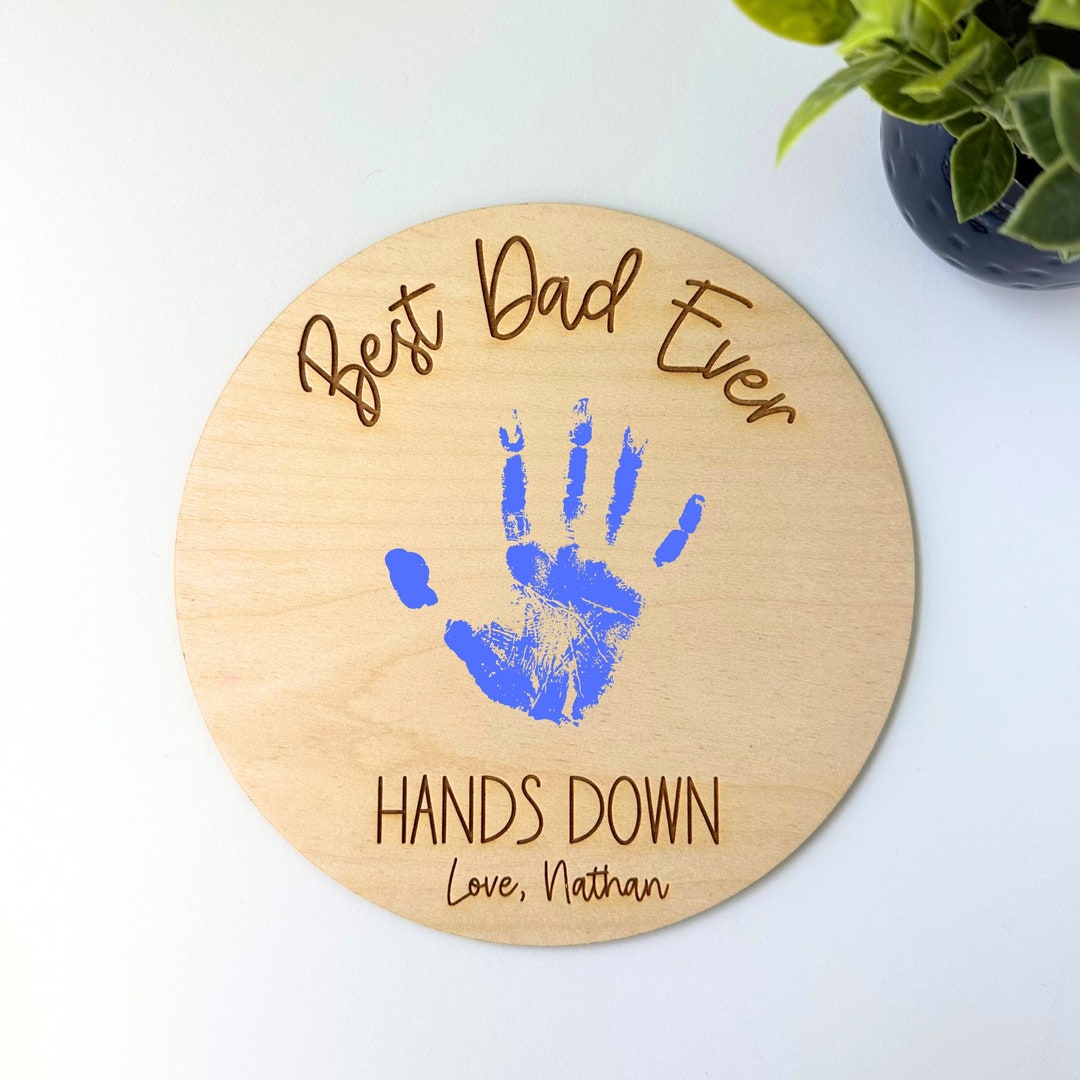 You Are The Best Dad - Gift For Dad, Father's Day - Personalized Shaped Wood Sign main image 1