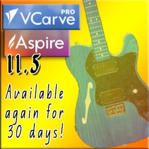 Telecaster Thinline VCarve and Aspire 11.5