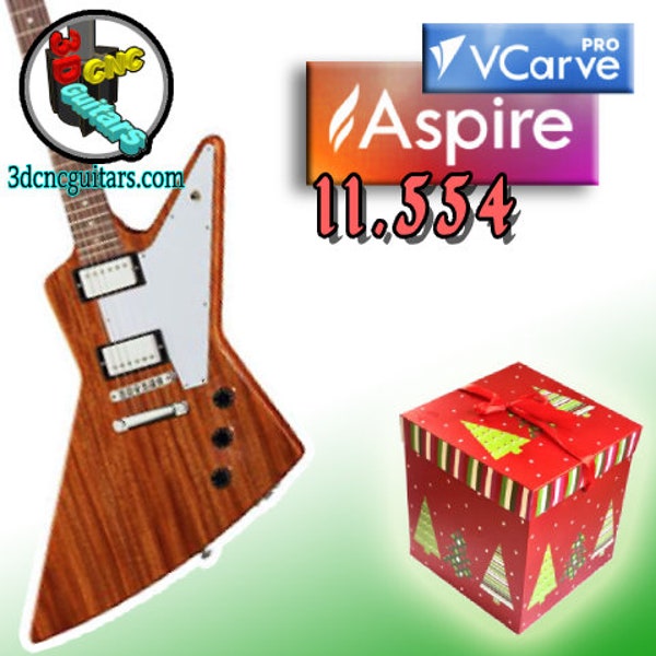 Gibson Explorer 1958 for VCarve or Aspire 11.554