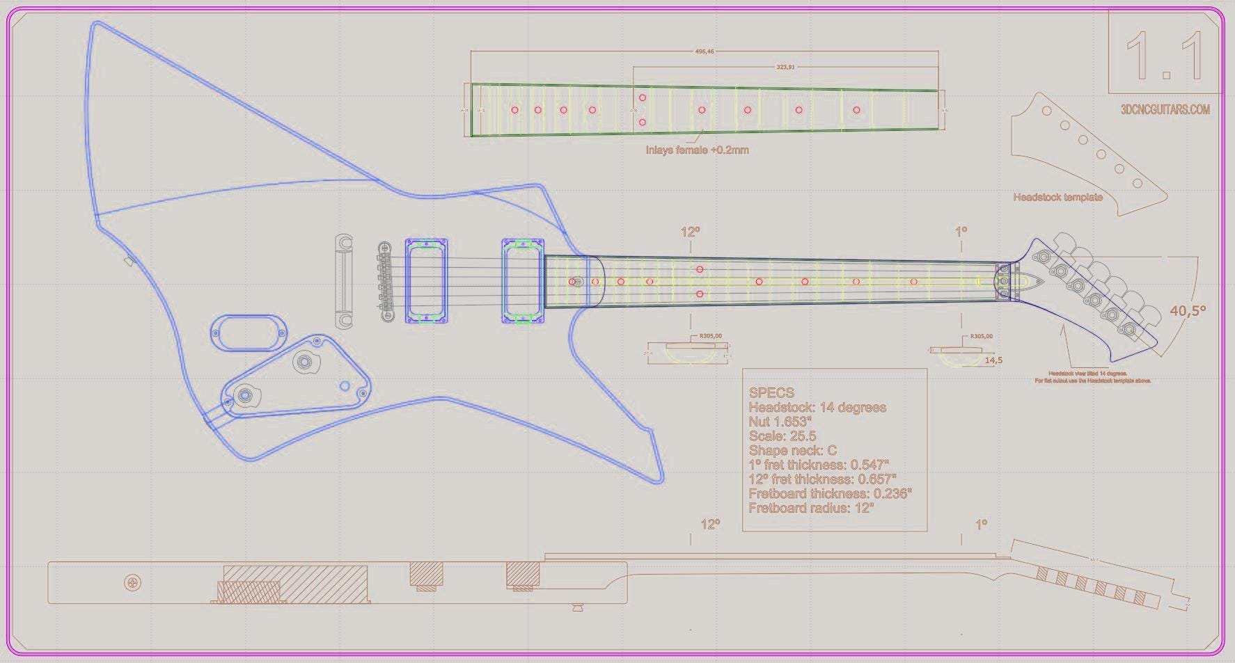 Plan of Explorer エレキギター フルスケールプリント ALS並行輸入 Epiphone Goth \u002758 Explorer PB(ピッチブラック) エレキギター初心者14