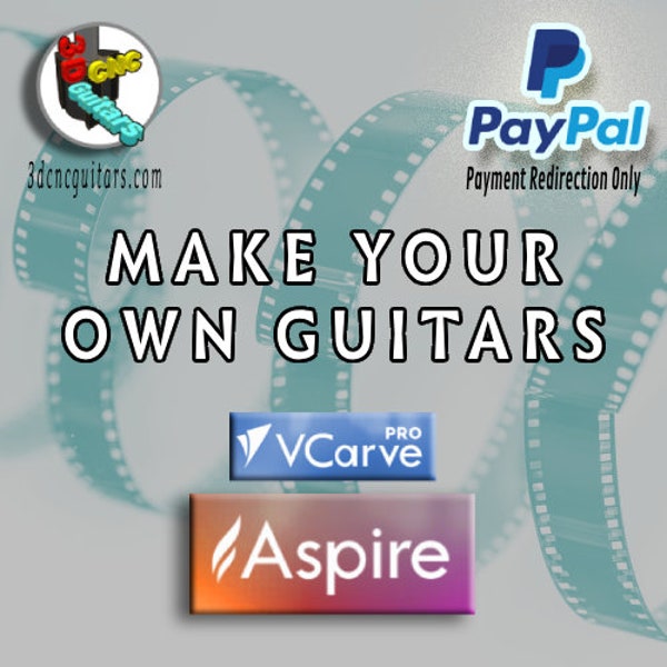 How to make guitars for CNC with Aspire and VCarve 11.5 (also useful for 10.5) Soon in April update to V12