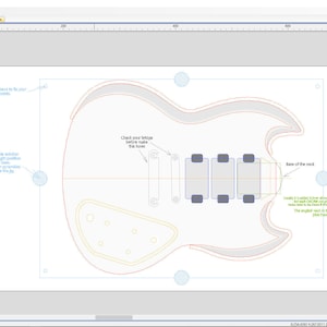 SG Custom  in DXF organized for CNC Cam
