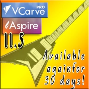 Randy Rhoads for CNC - Aspire or VCarve 11.5