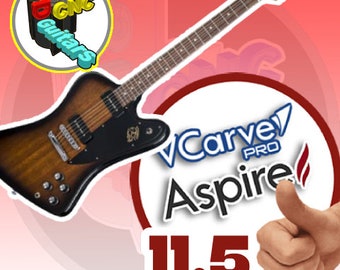 Gibson Firebird Studio for VCarve or Aspire 11