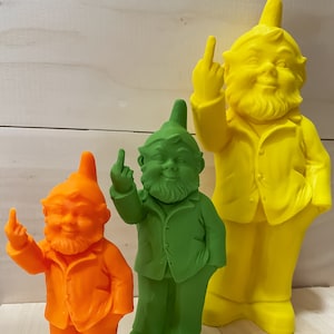 Nain de jardin vulgaire, Rude Gnome, 3D Printed image 2