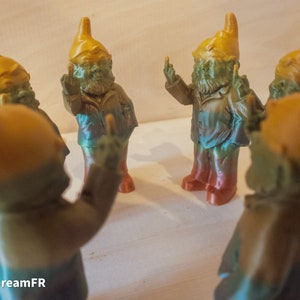 Nain de jardin vulgaire, Rude Gnome, 3D Printed image 3