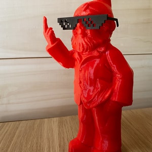 Nain de jardin vulgaire, Rude Gnome, 3D Printed image 8