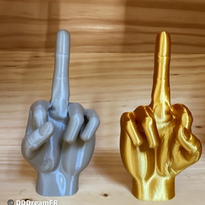 Majeur, Middle Finger, Fuck You, Doigt d'honneur, décoration imprimée 3D image 3