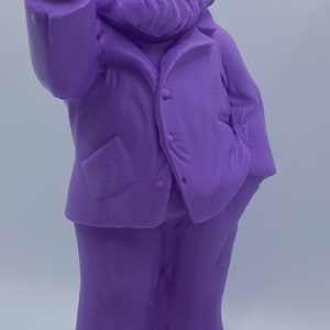 Nain de jardin vulgaire, Rude Gnome, 3D Printed Violet