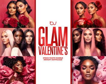 Valentine's Day Stock Photos, Hair Stock Photo, Cosmetic Stock Photos, Business Photography, Business Stock Photos, Red and Pink Photos