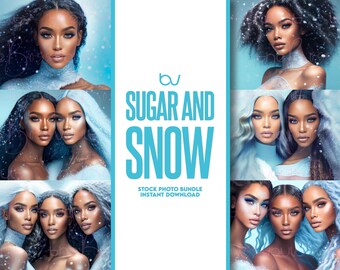 Winter Stock Photo Bundle, Holiday Stock Photo Bundle, Hair Stock Photo, Cosmetic Stock Photo, Beauty Stock Photo, Blue Stock Photo, Diverse