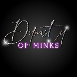 Diamond Glitter Lash Logo, DIY Boutique Sparkle Logo (Instant Download) image 2