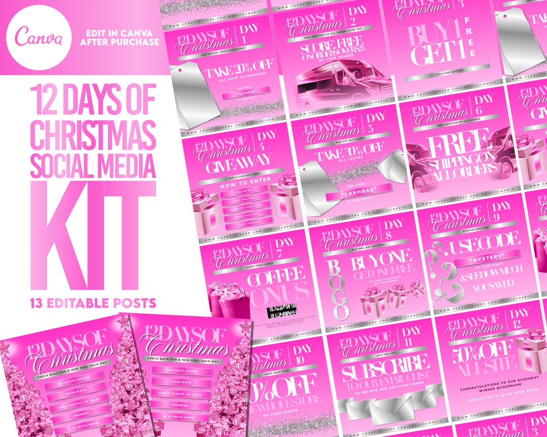 diy-12-days-of-christmas-content-kit-christmas-sale-flyer-set-holiday