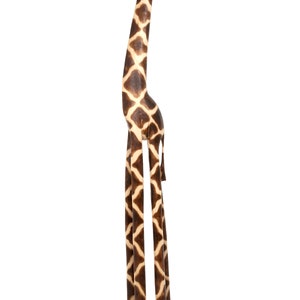 Single Standing Wooden Giraffe Hand Carved using Solid Albesia Wood Handmade in Bali GIR-01 image 9