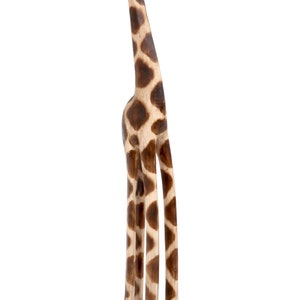 Single Standing Wooden Giraffe Hand Carved using Solid Albesia Wood Handmade in Bali GIR-01 image 6