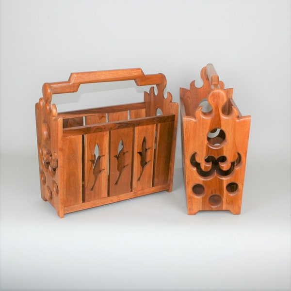 Brass Magazine Rack Etsy UK