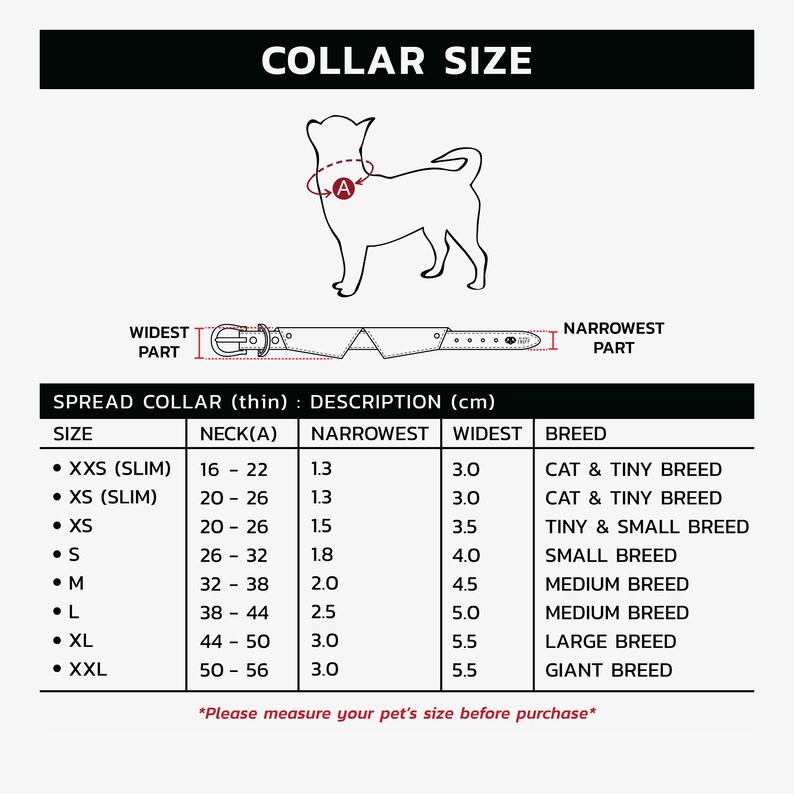 Cat collar size.