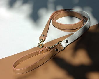 Leather Dog Leash, Cat Leash | Soft Leather Stylish Dog and Cat Walking Leash | Skin