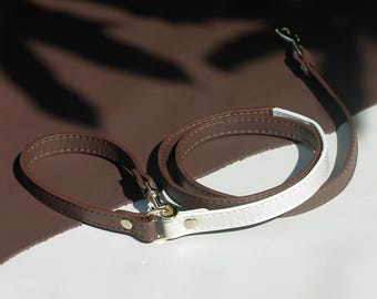 Leather Dog Leash, Cat Leash | Soft Leather Stylish Dog and Cat Walking Leash | Skin