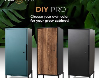 Armoire Growbox Flo Grow DIY PRO pour jardin d'intérieur avec technologie à efficacité énergétique et design pratique