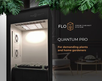 Growbox Quantum Pro BLACK Schrank für den Cannabisanbau