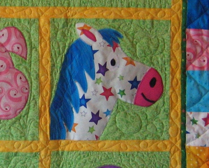 Jacob's Funny Farm Quilt Pattern PDF Child's Quilt Etsy