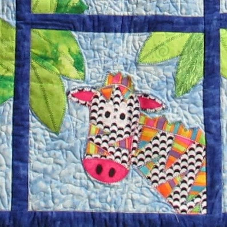 Blake's Jungle Quilt Pattern Paper Pattern Child Quilt Etsy