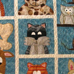 Eli's Forest Friends Quilt Pattern Paper Pattern Child Quilt Pattern image 6