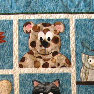 Eli's Forest Friends Quilt Pattern Paper Pattern Child Quilt Pattern image 4