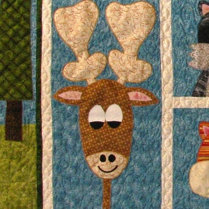 Eli's Forest Friends Quilt Pattern Paper Pattern Child Quilt Pattern image 3