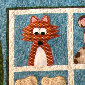 Eli's Forest Friends Quilt Pattern Paper Pattern Child Quilt Pattern image 2