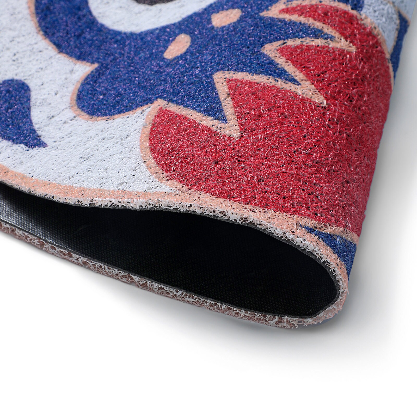 Cute Blue Koi Fish Door Mat Japanese Style Entrance Patio Etsy