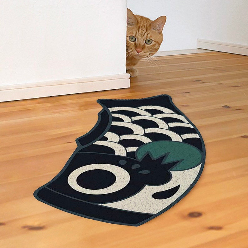 Koi Fish Entrance Door Mat Cute Japanese Carp Doormat PVC Etsy