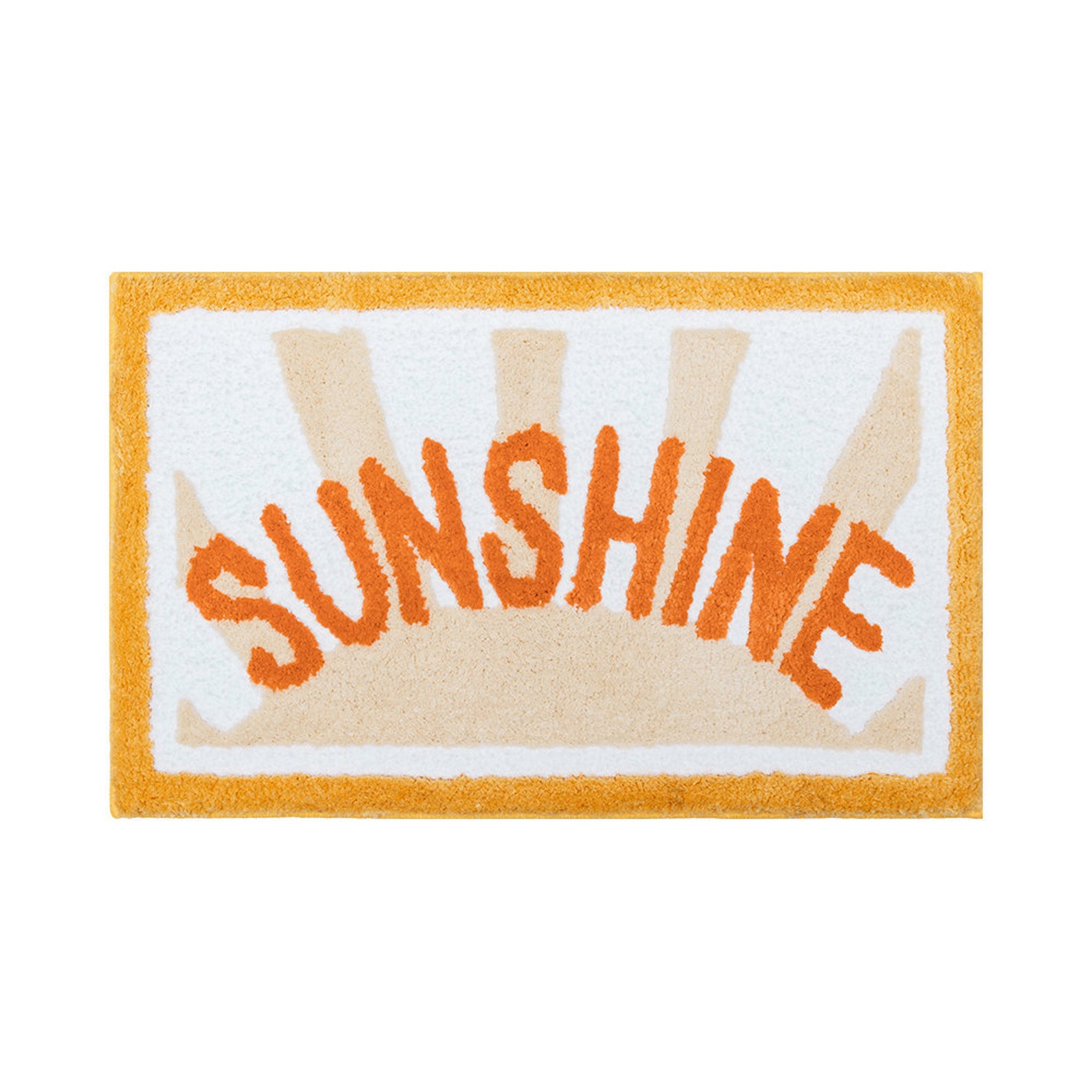 Bathroom Rug Sunshine Artistic Style Mat for Home Water Etsy